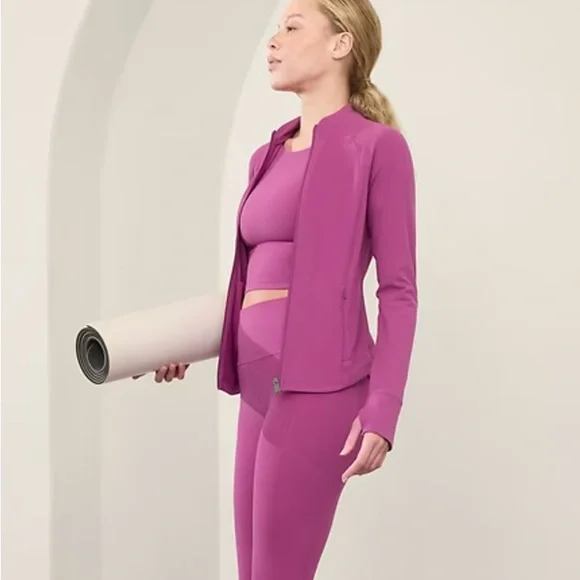 Athleta Magenta Sports Bra - Picture 2 of 11